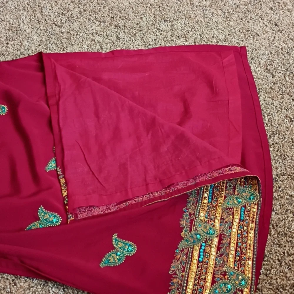 Women's Embroidered Salwar Set - Picture 8 of 15